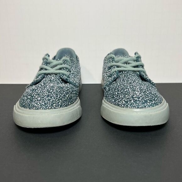 Toddlers LACOSTE Esparre Dark Teal Green Low Top Sneakers / Size 12.5 - Picture 2 of 10